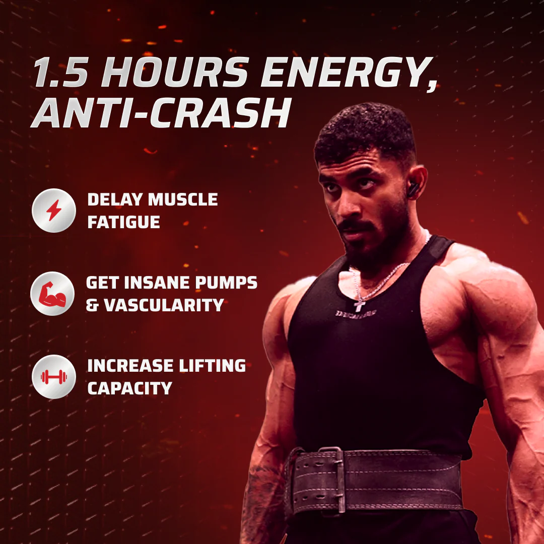 Dynamite Original Pre-workout Sachets (Pack of 8, Assorted Flavours) - Image 7