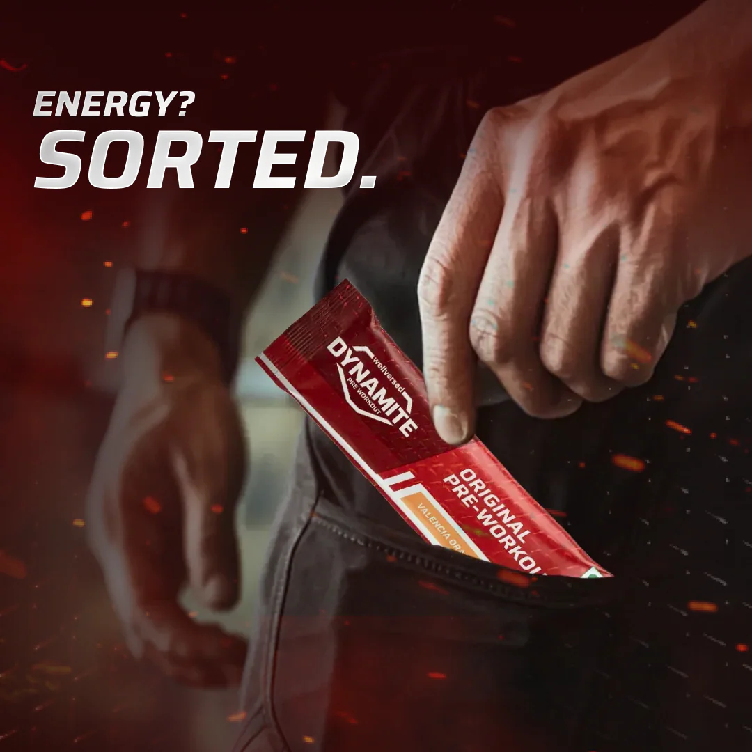 Dynamite Original Pre-workout Sachets (Pack of 8, Assorted Flavours) - Image 8