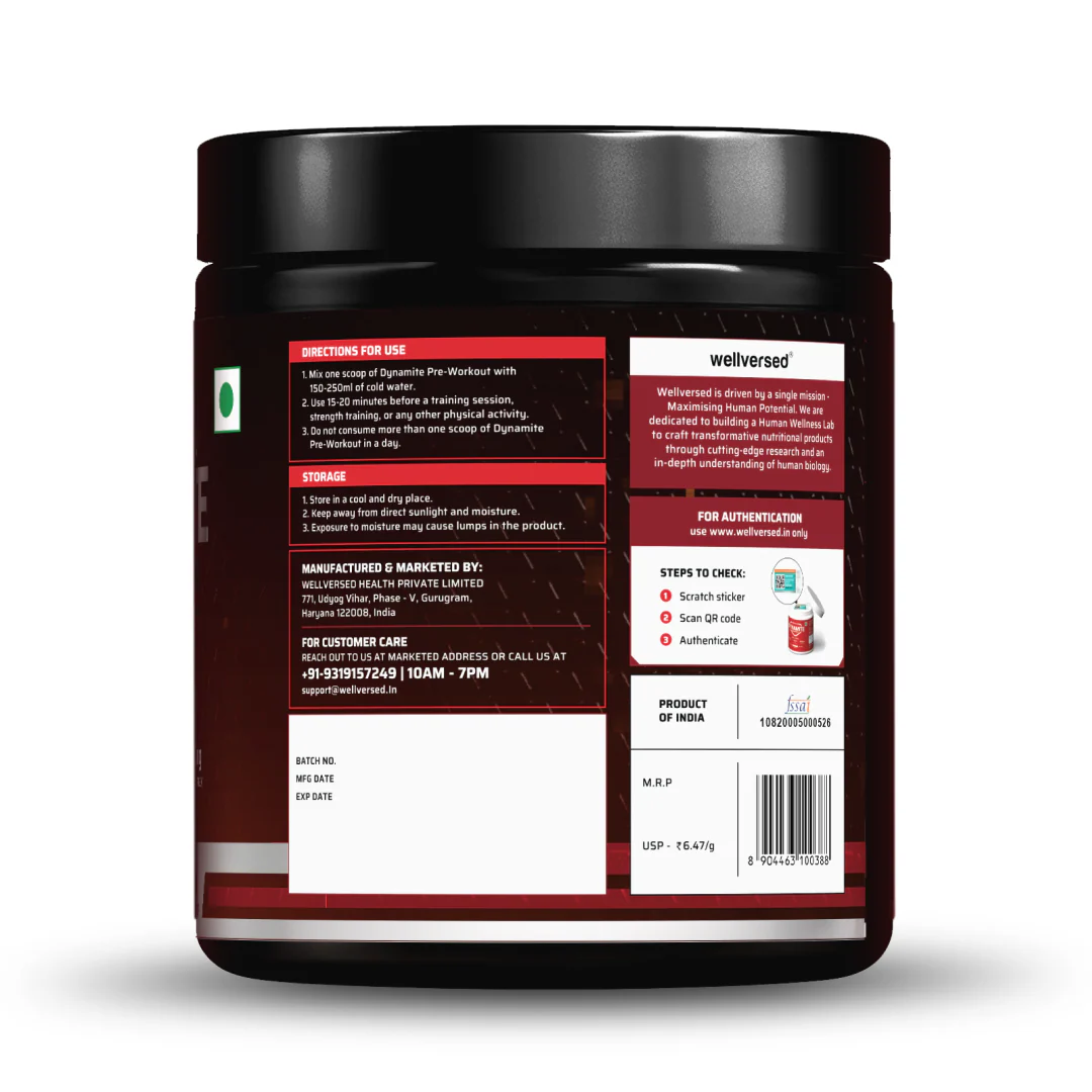 Dynamite Pre-Workout EXTREME (270g, 15 Servings) | Valencia Orange - Image 3