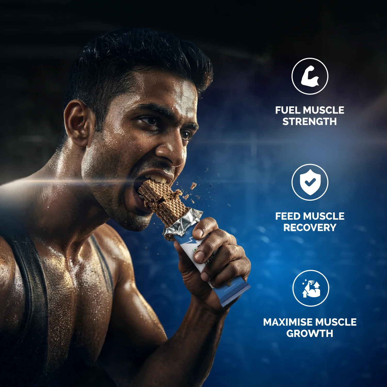 Wellcore - Creatine Wafer Bar | Chocolate Flavour (Pack of 10) - Image 6