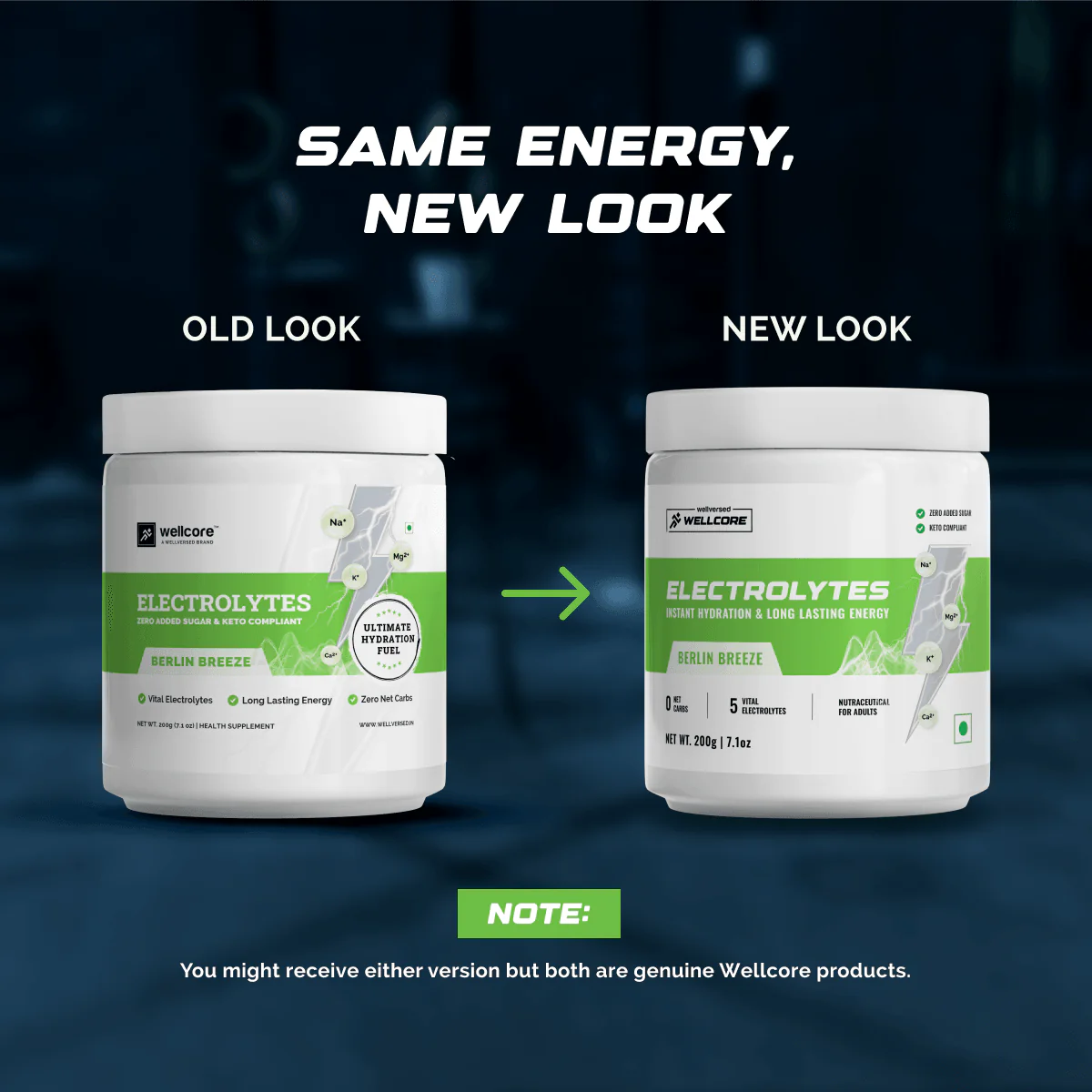 Wellcore - Electrolytes | Berlin Breeze | 200g, 40 Servings - Image 4