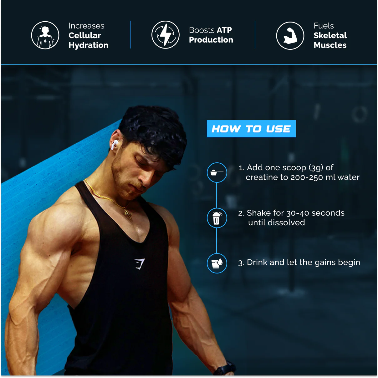 Wellcore - Micronised Creatine Monohydrate (250g, 83 Servings) - Image 8