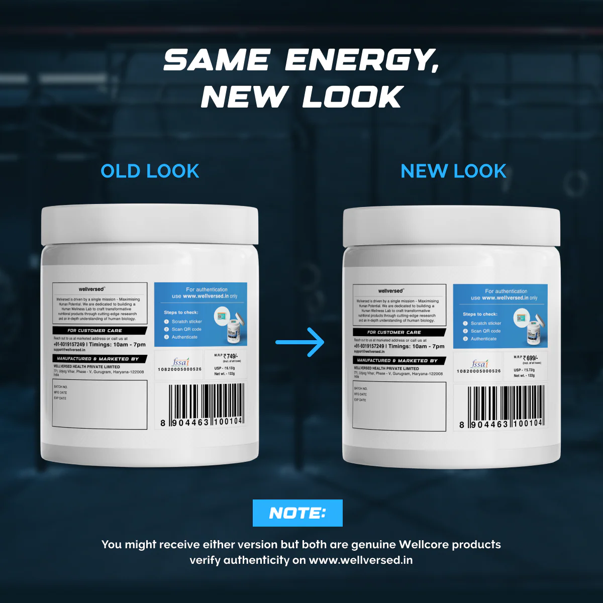 Wellcore - Pure Micronised Creatine Monohydrate (122g, 33 Servings) Fruit Fusion - Image 4