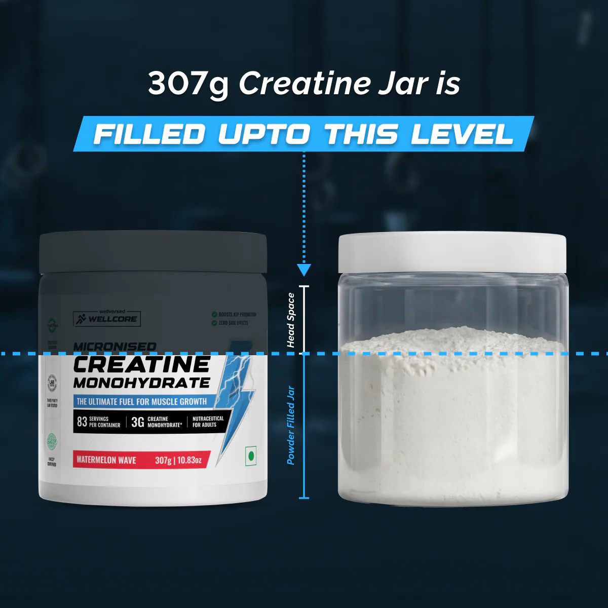 Wellcore - Pure Micronised Creatine Monohydrate | Watermelon Wave (307g, 83 servings) - Image 9